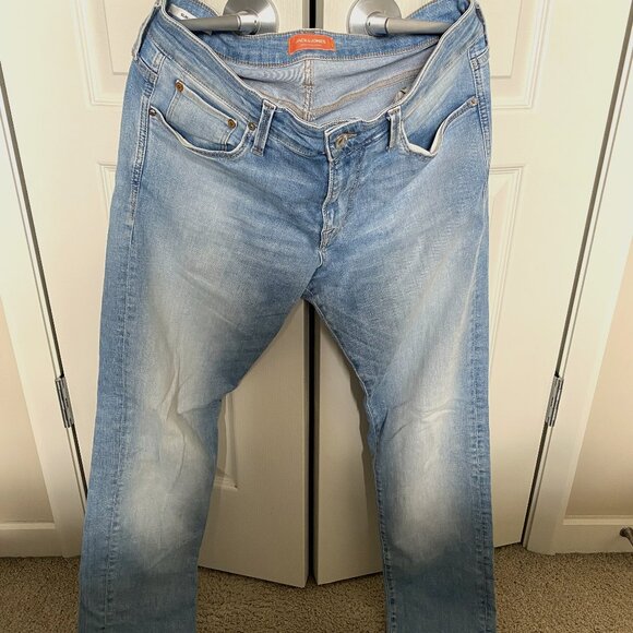 Jack and Jones Jeans - Light Blue Faded - Slim - Picture 1 of 5